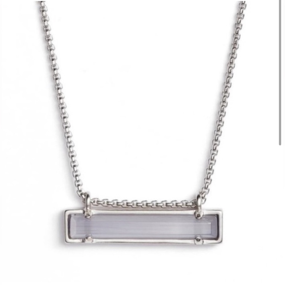 Kendra Scott Silver Leanor Necklace NWT